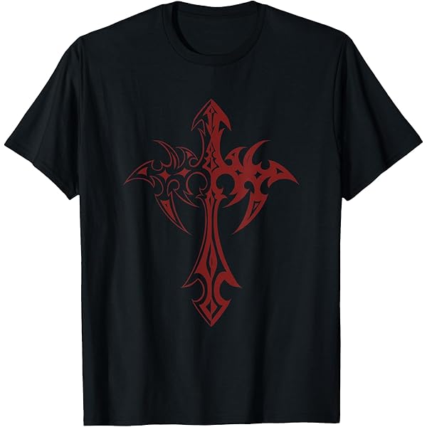Amazon.com: Y2k Mall Goth Grunge Aesthetic Gothic Cross T